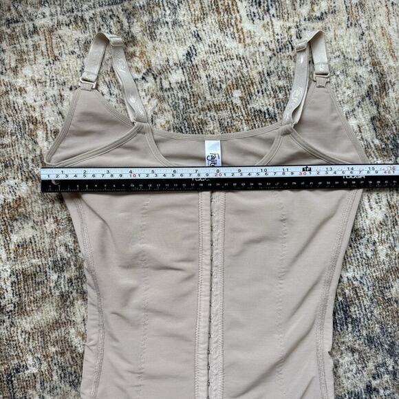 Fajitex Shapewear Faja Short Media Pierna Espalda Alta Broche Centro XXL Nude - Picture 13 of 16